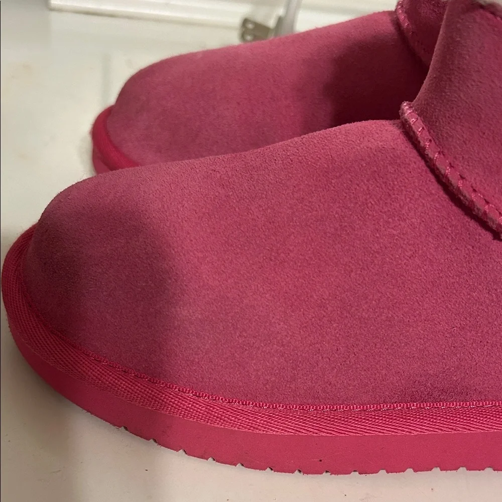 KOOLABURRA By UGG ultra mini pink Cozy Pink Kids Boots size 12 GUC